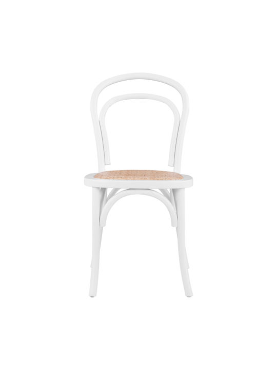 Aliyah Scaune Cafe Lemn Alb 1buc 45x54x89buc