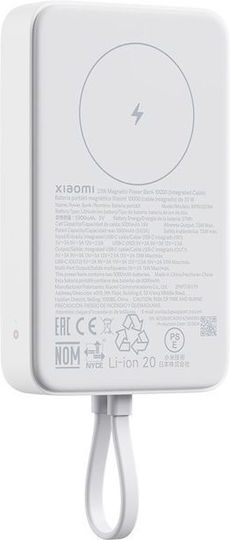 Xiaomi Magnetic Power Bank 10000mAh 33W cu Port USB-C Alb