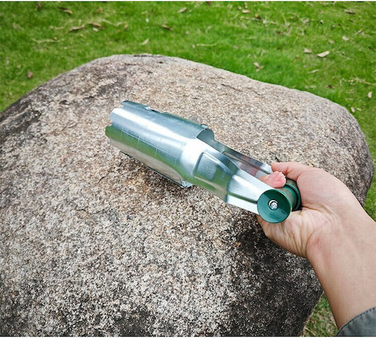 Transplantator Agricol Cilindric Flippy Oțel Plastic Diametru 6 Cm Mâner Flexibil 23 X 6 X 13 Cm Verde
