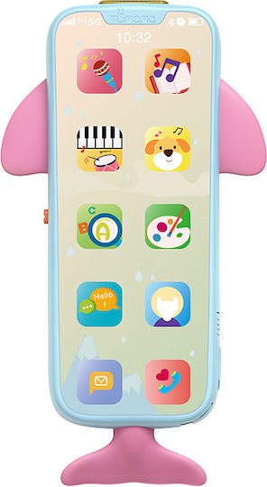 Tumama Kids Jucărie Telefon cu Muzică, Lumină și Sunete pentru 18++ Luni