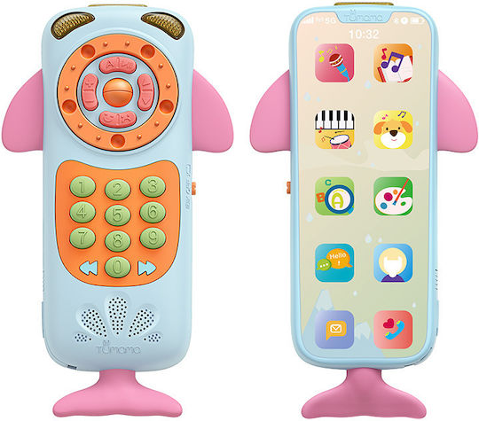 Tumama Kids Jucărie Telefon cu Muzică, Lumină și Sunete pentru 18++ Luni