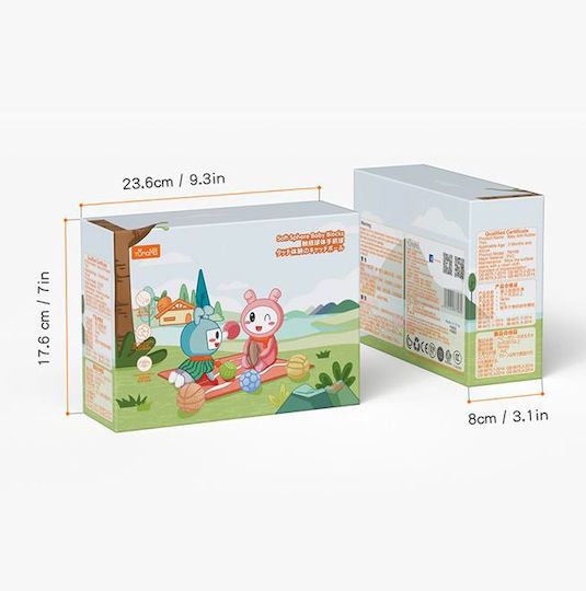 Tumama Kids Jucărie de Stivuire din Silicon cu Sunete pentru 3++ Luni