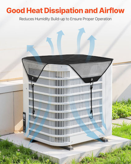 Vevor 810x810 Mm Air Conditioner Cover Mesh Defender Tear-resistant Outdoor