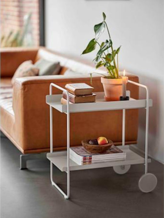 Zone Denmark Free Standing Wine Rack with Wheels Black 60.6x40.5x66.4cm