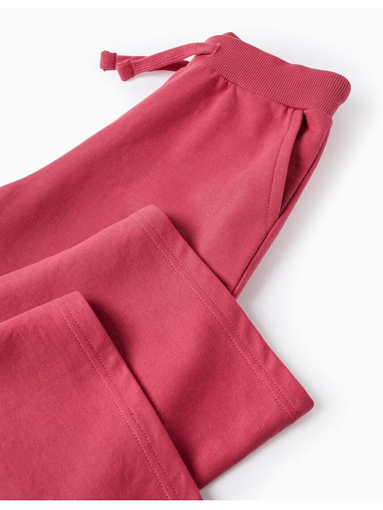 Kids Sweatpants Dark Pink Yarrow