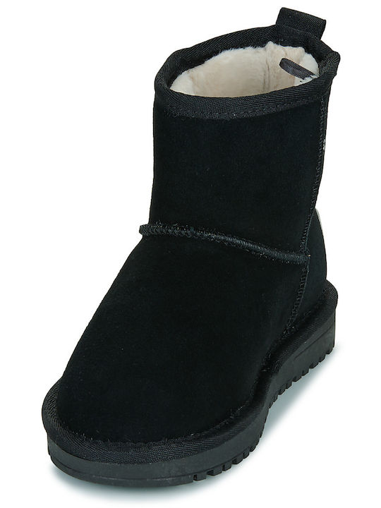 Diss Suede Kinderstiefeletten Schwarz