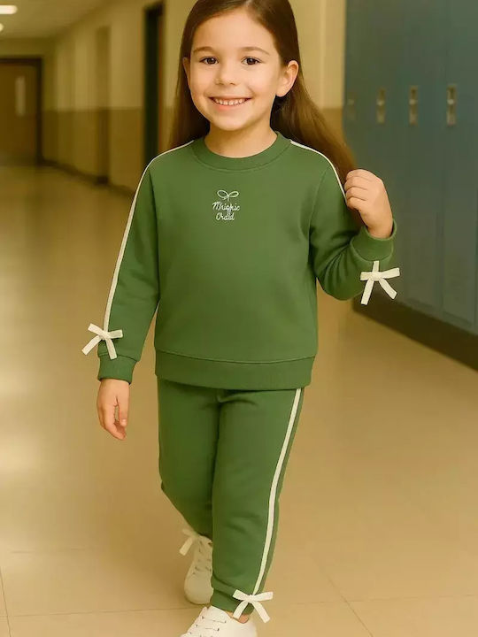Kinder-Set mit Hose Winter 2Stück Khaki