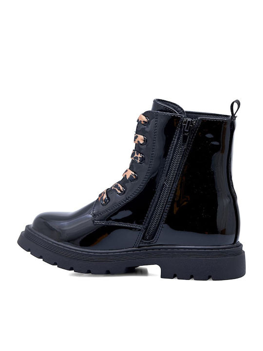 Kids Boots with Zipper Black