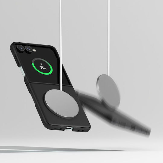 Ringke Magnetic Silicone Book Black (Galaxy Z Flip7)