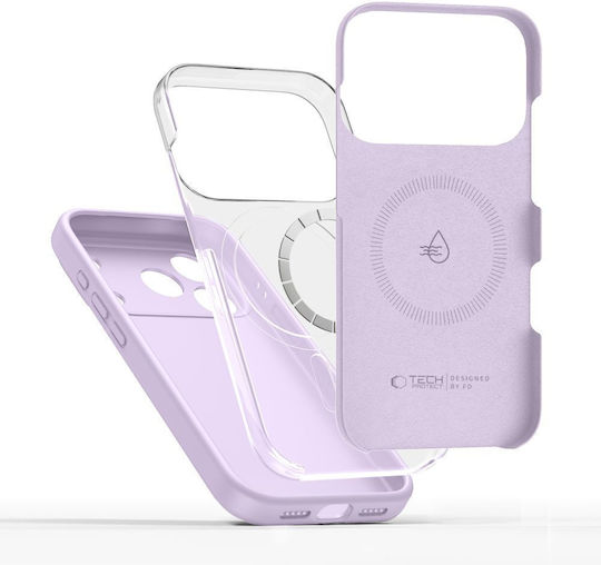 Tech-Protect Magsafe Back Cover Σιλικόνης Μωβ (iPhone 17 Pro Max)