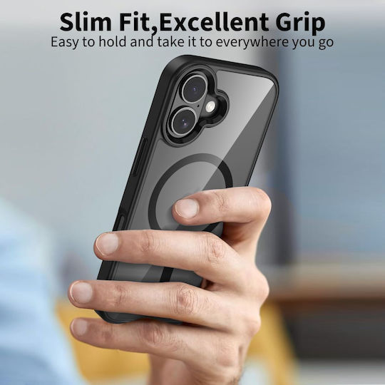 Tech-Protect Magmat Back Cover Πλαστικό / Σιλικόνης Μαύρο (iPhone 17)