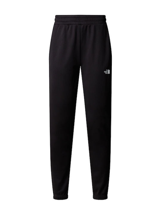 Παντελόνι Φόρμας με Λάστιχο Fleece Μαύρο