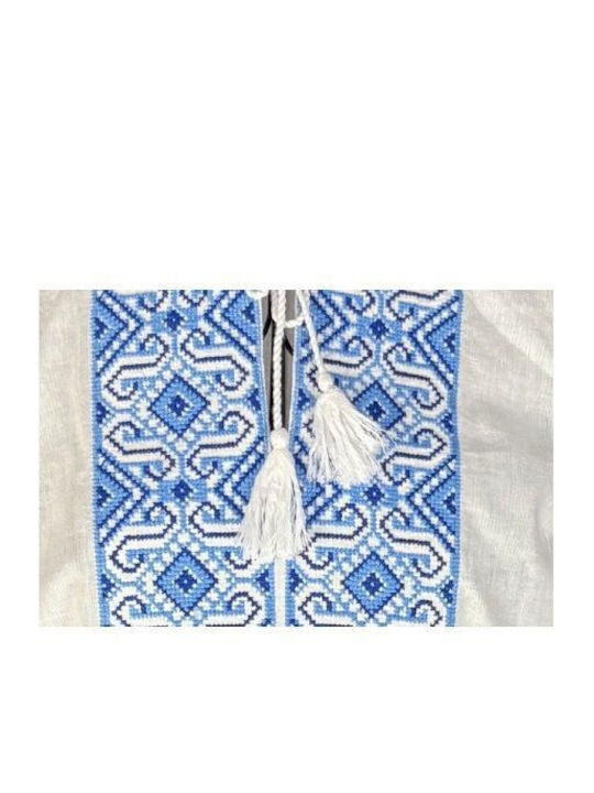 Bluză pentru copii Cu mânecă lungă Crystal White, Blue