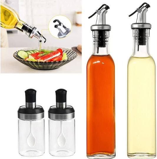 Set de Ulei și Oțet Seturi de dozatoare pentru ulei și oțet din Oțel Inoxidabil 500ml