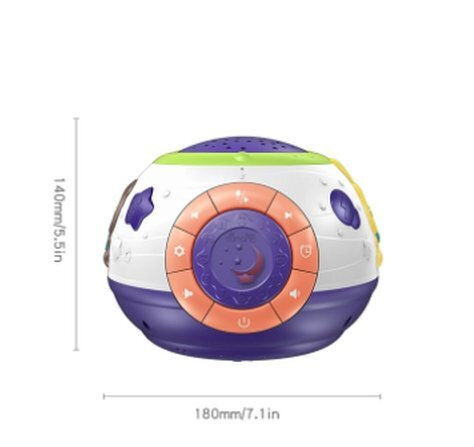 Tumama Kids Lampă de proiecție pentru copii cu Proiecție de Stele Multicolor 18x14cm
