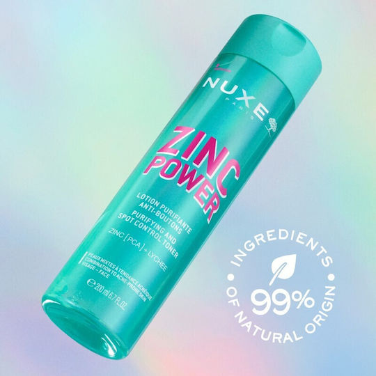 Nuxe Zinc Power Лосион Тонизиращ За Лице 200ml