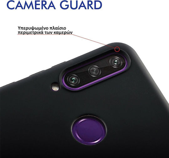 Volte-Tel Camera Guard Back Cover Silicon Albastru Cu Curea Pentru Gât (iPhone Air)