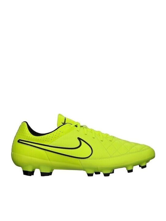 Nike Tiempo Genio Football Shoes with Cleats Yellow