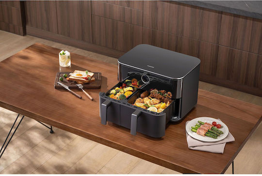 Xiaomi Dual Zone Air Fryer με Διπλό Αποσπώμενο Κάδο 10lt Γκρι