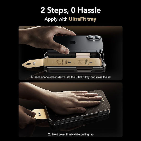 ESR Armorite Full Face Tempered Glass (iPhone 17 / 17 Pro / 16 Pro)