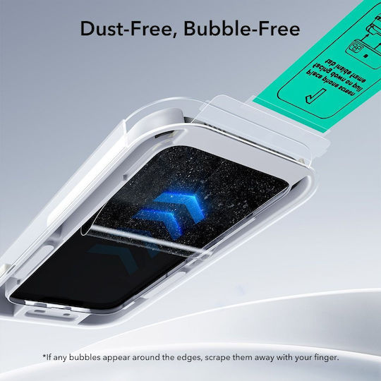 ESR Ultrafit Full Face Tempered Glass 2τμχ (iPhone Air)