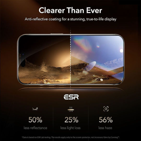 ESR Armorite Full Face Tempered Glass (iPhone 17 Pro Max / iPhone 16 Pro Max)