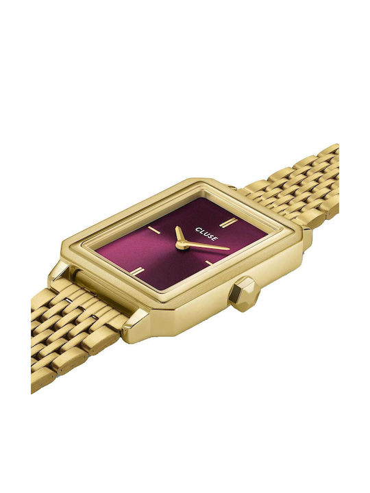 Cluse Damen Uhr mit Gold Metallarmband