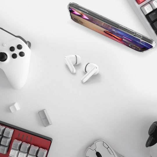 Spigen SA2400 In-Ear Bluetooth-Freisprecheinrichtung Kopfhörer mit Ladeetui Weiß