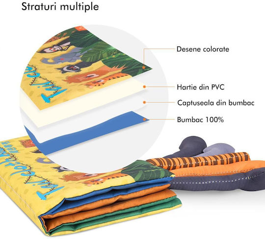 Tumama Kids Aktivitätsbuch aus Stoff für 3++ Monate