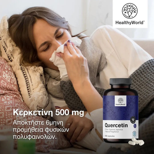 Healthy World Quercetin 500mg 180 Mützen