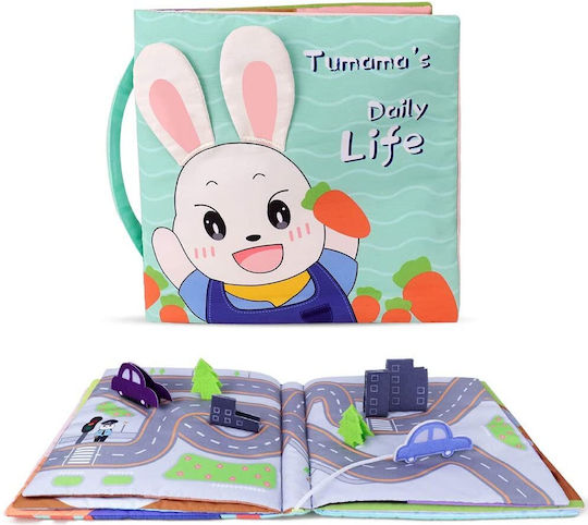 Tumama Kids Aktivitätsbuch aus Stoff für 3++ Monate