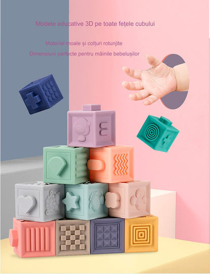Tumama Kids Jucărie de Stivuire din Silicon cu Sunete pentru 3++ Luni (Diverse modele) 1 buc