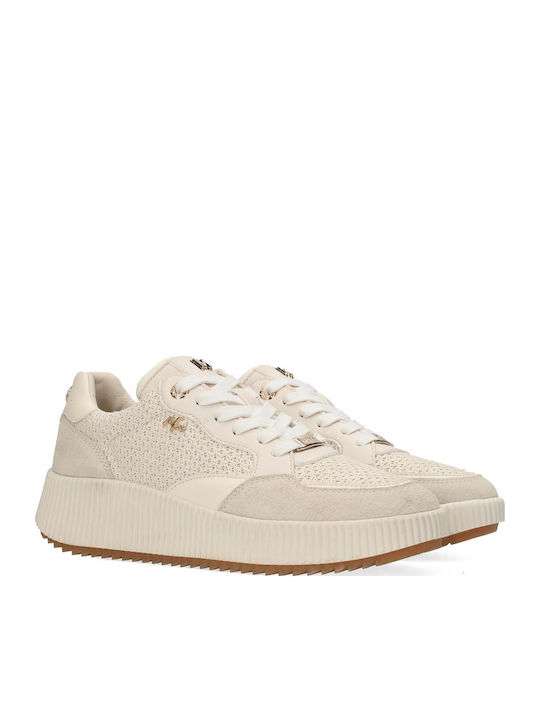 Damen Sneakers Beige