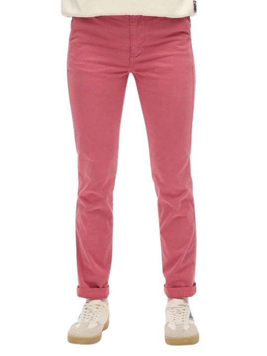 Damen Chino Hose Pink