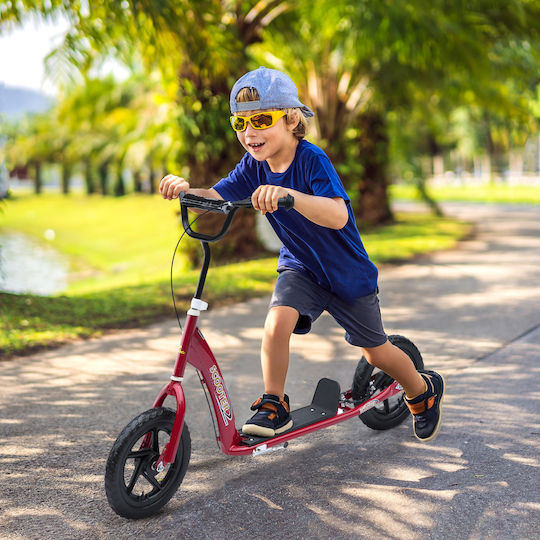 HomCom Kids Scooter 2-Wheel for 5+ Years Red
