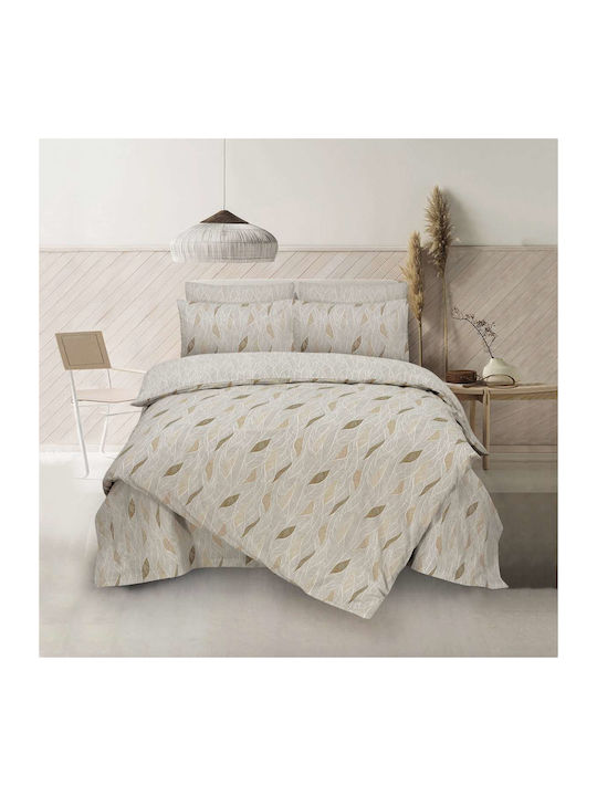 Espree Sheet Sets King Size 280x270cm. Beige 4pcs