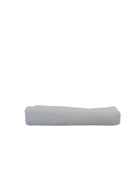 Espree Sheet Semi Double with Elastic 120x200+35cm. Light Grey