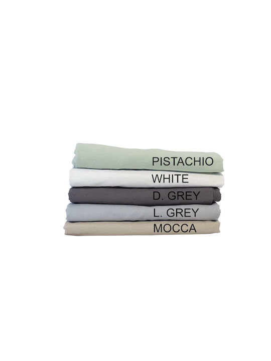Espree Sheet Semi Double with Elastic 120x200+35cm. Light Grey