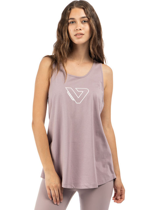 Women's Blouse Cotton Sleeveless Lilac