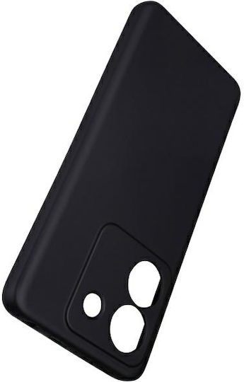 Beline Umschlag Rückseite Silikon Schwarz (Poco M7 Pro)