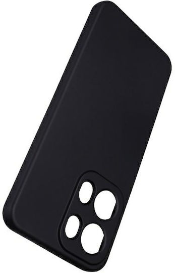 Beline Umschlag Rückseite Silikon Schwarz (Oppo Reno13)