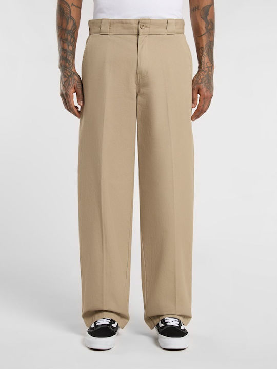 Hose in Lockere Passform Beige