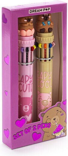 Tri-Coastal Design Dream Pop Capybara Στυλό Ballpoint 2τμχ