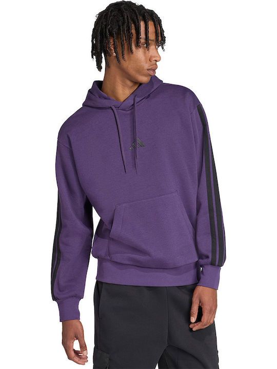 Sportswear Sweatshirt mit Kapuze Purple