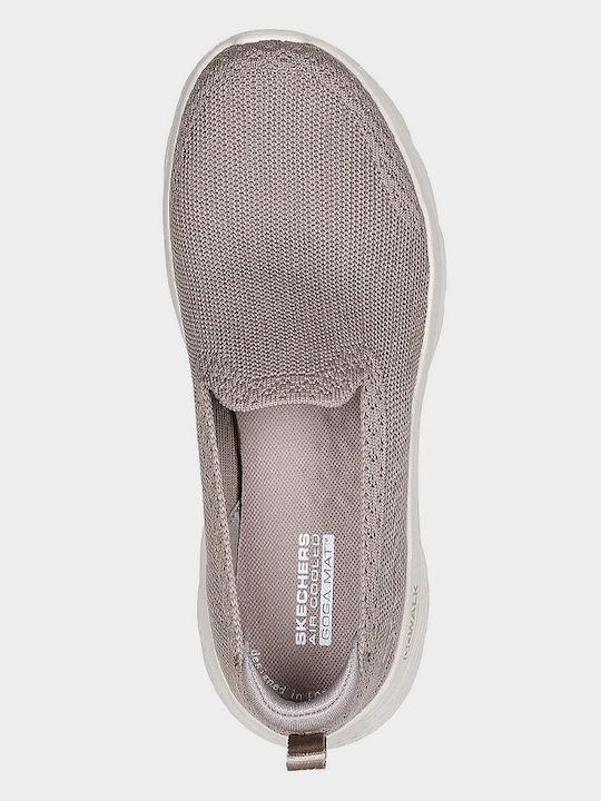 Go Walk Flex Γυναικεία Slip-On Γκρι