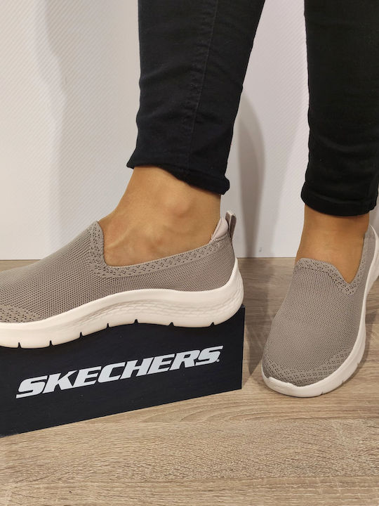 Go Walk Flex Γυναικεία Slip-On Γκρι