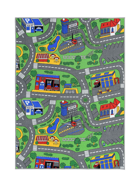 Kids Rug Bermudes Citylife Gray 120x160