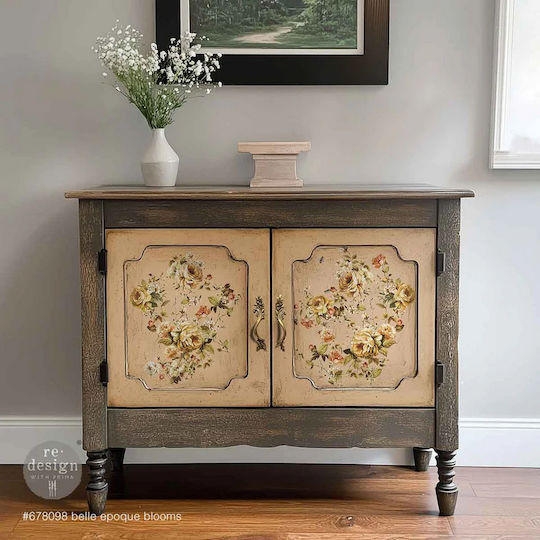 Хартия Decor Transfer Prima Re-design Belle Époque Blooms 28x21.5см 3 Бройки