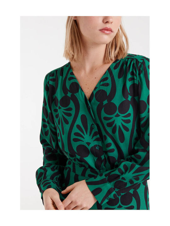 Women's Long Sleeve Shirt Green