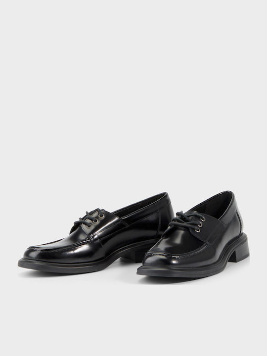 Ellis Mocasini Dama Boat Shoes Din Piele În Culoare Neagră